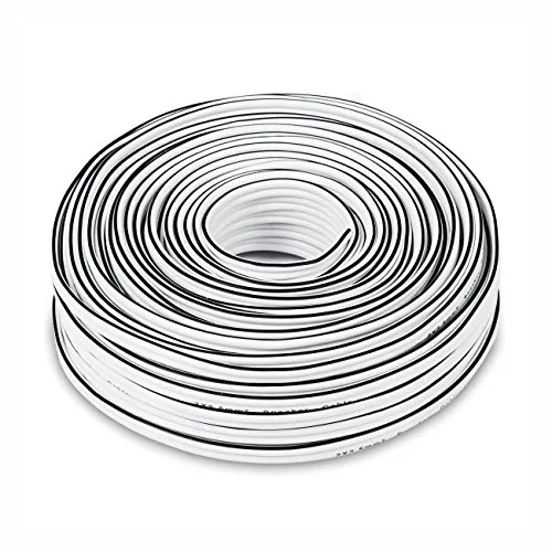 Teufel 30 m Lautsprecherkabel C2530S - HiFi-Kabel für Spitzenklasse-Lautsprecher, 2 x 2,5 mm², optimal für erstklassigen Klang, in hochwertiger weißer Ausführung.