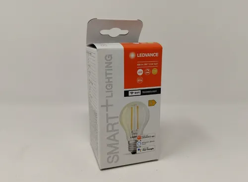 LEDVANCE E27 WiFi LED Lampe warmweißes dimmbares Licht 6W wie 60W 2700K Filament