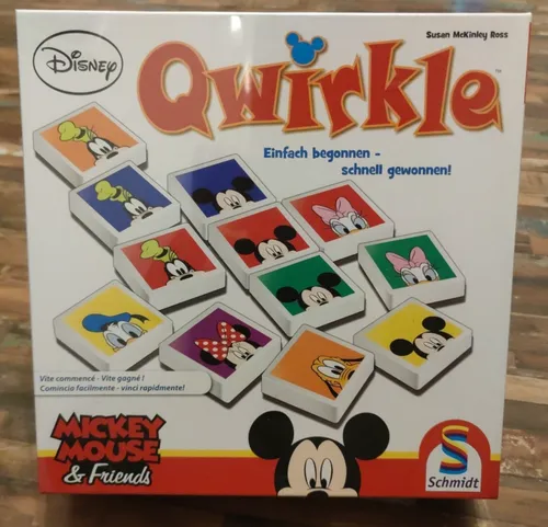 Disney`s Qwirkle Schmidt Brettspiel, Mickey Mouse& Friends,Disney
