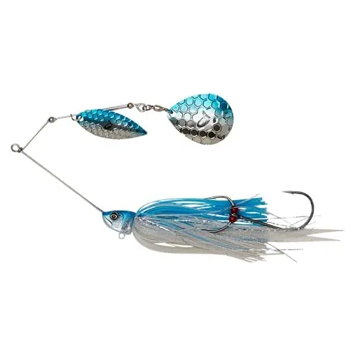 Savage Gear Da'Bush Spinnerbait (blau-Silber, 21 cm, 55 g sinkend)