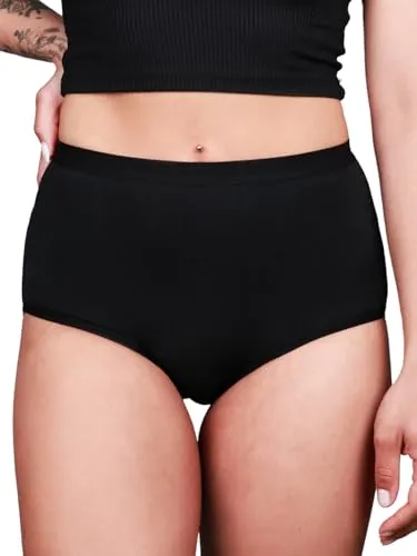 Taynie Periodenslip Comfort extra stark - Auslaufsichere Periodenunterwäsche - Periodenunterwäsche aus Bio-Baumwolle im Highwaist Schnitt, bietet sicheren Auslaufschutz bei starken Blutungen und schont die Umwelt.