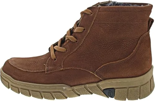Waldläufer H-Lumi 904801-165-082 (9/cognac) Schnürstiefel - Wanderschuhe mit herausnehmbarem Fußbett, ideal für lose Einlagen. Flexible Laufsohle und Warmfutter bieten optimalen Gehkomfort bei jeder Wanderung.