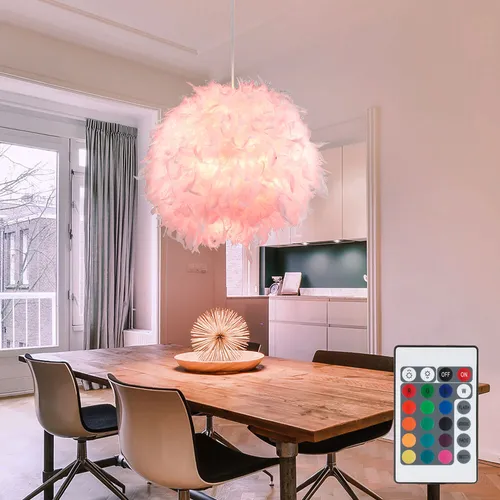 Moderne Hänge Leuchte mit Fernbedienung von Globo