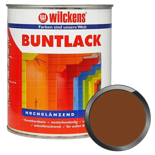 WILCKENS Buntlack Hochglänzend 0.375 Liter RAL 8003 Lehmbraun