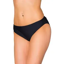 Aquarti Bikini-Hose Aquarti Damen Bikini Hose mit mittelhohem Bund schwarz 44