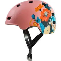 Skater- und Fahrradhelm | Rosa Blume | EN1078 - Rosa