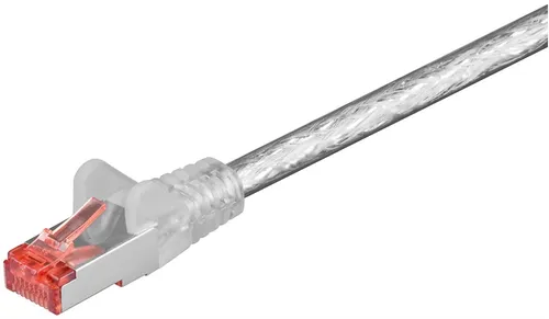 Goobay CAT 6 Patchkabel, S/FTP (PiMF), Transparent