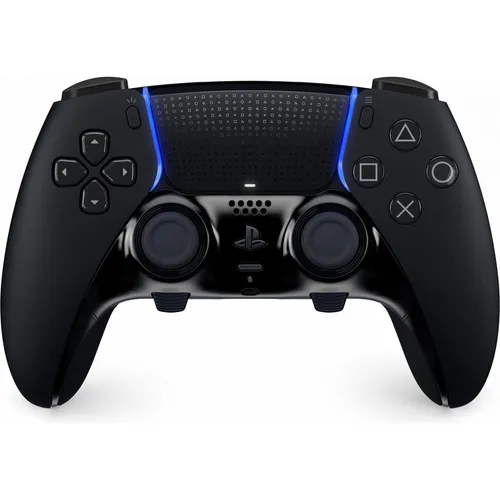 PlayStation 5 DualSense Edge, Midnight Black - Ergonomischer Gaming-Controller - Spielkonsolen: Der DualSense Edge Controller bietet anpassbare Steuerprofile, rutschfeste Griffe und ein integriertes Mikrofon für ein individuelles Gaming-Erlebnis.