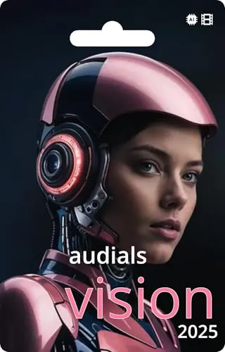 Audials Vision 2025 - KI-gestützte Multimedia-Software für Windows - Multimedia-Software zur Verbesserung von Musik und Videos mit Künstlicher Intelligenz. Erlebe HD-Bildqualität und Studio-Sound für deine Medien!