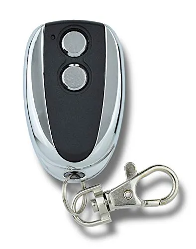 Schartec Garagentor Fernbedienung - 433,92 MHz kompatibel. Ersetzt Hörmann EcoStar RSE 2, RSC 2, RSZ 1. Steuert bis zu 2 unterschiedliche Antriebe. Ideal für Liftronic, Portronic, Prolift.