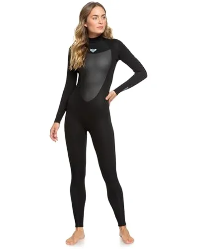 Roxy 4/3mm Prologue Neoprenanzug für Frauen - Kompletter Neoprenanzug mit Hyperstretch 3.0 für maximale Flexibilität und GBS-Nähte für minimalen Wassereintritt, ideal für Wassertemperaturen von 11°C - 14°C.
