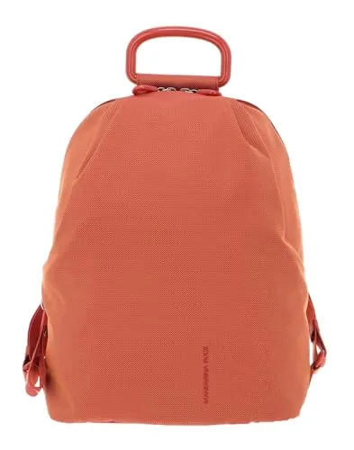 Mandarina Duck Damen MD20 Backpack, marmorade - Kompakter Tagesrucksack aus weichem Mitrix-Stoff mit praktischem Zweiwege-Reißverschluss und verstellbaren Schulterriemen für optimalen Tragekomfort.