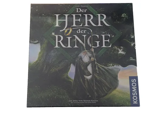 Der Herr der Ringe Brettspiel - Gesellschaftsspiel für 2-5 Spieler, spannende Abenteuer in Mittelerde, ideal für Fans der Serie und perfekte Unterhaltung für Spielabende.