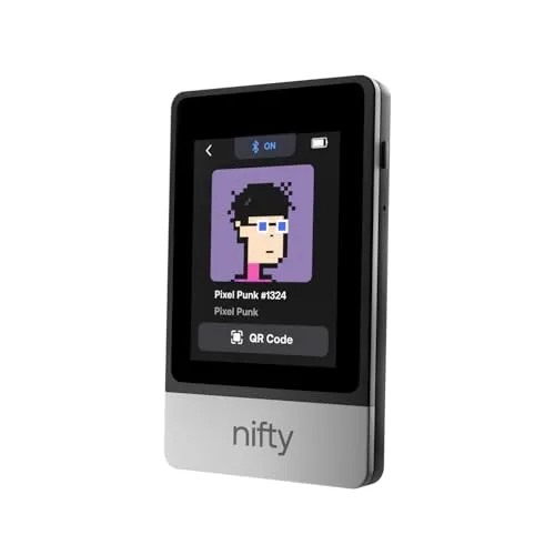 SecuX Nifty – Preisgekrönte All-in-One-NFT- und Krypto-Hardware-Wallet mit einem 2,8-Zoll-Farb-Touchscreen und Unterstützung für über 5000 Münzen, Token und NFTs, die Beste Wahl für Anfänger