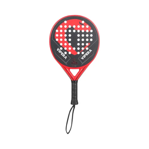 VIBOR-A Padelschläger Vipera - Maximale Präzision beim Padel: Der Vibora Vipera bietet hervorragende Kontrolle und Langlebigkeit durch seine Karbon-Schlagfläche und den EVA Soft Kern. Ideal für Anfänger und Fortgeschrittene, für ein optimales Spielgefühl.