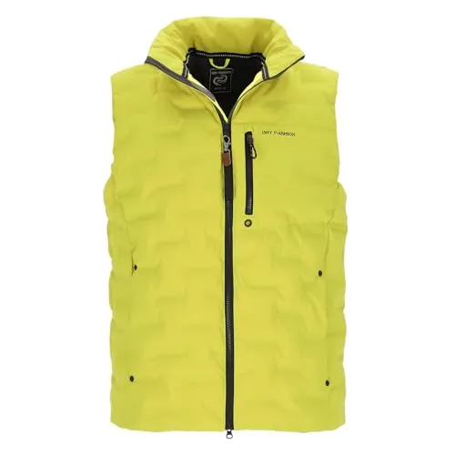 Dry Fashion Herren Steppweste Nordstrand - Sportliche Steppweste in Apfelgrün Größe M - MODERNE STEPPWESTE FÜR HERREN - Diese wind- und wasserabweisende Weste vereint Funktionalität und Stil, ideal für Outdoor-Aktivitäten. Die praktische Steppstruktur sorgt für optimale Wärme, während die körpernahe Passform für Bewegungsfreiheit sorgt.