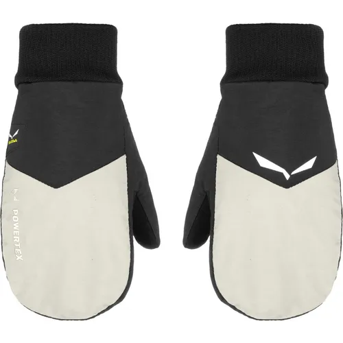 Salewa Kids Powertex/Twr Mitten - Outdoor Fäustlinge für Kinder - Wasserdichte und isolierte Kinderfäustlinge mit komfortablem Kunstleder und innovativem Alpine Merino Futter, ideal für Bergsteigen und Hochtouren.