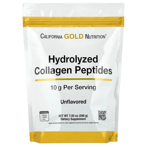 Produktbild California Gold Nutrition, hydrolysierte Kollagenpeptide, Typ I und III, 200 g