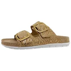 Rohde Damen Sandalen NUSS 37 EU - Pantoletten für Damen mit hochwertigem Leder und komfortablem Leder-Fußbett für ultimativen Tragekomfort im Sommer.