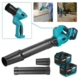 Akku-Laubbläser 2 IN 1 Turbogebläse mit 2× 4.5Ah Akkus - Vielseitiger 2-in-1 Laubbläser mit Hand- und Standfunktion. Fünf Geschwindigkeitsstufen und ergonomisches Design ermöglichen effizientes Arbeiten im Garten. Ideal für Laub, Staub und Schnee.