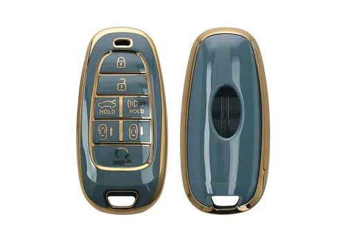 kwmobile Schlüsseltasche Autoschlüssel Hülle für Hyundai (1-tlg), Schlüsselhülle Silikon Cover