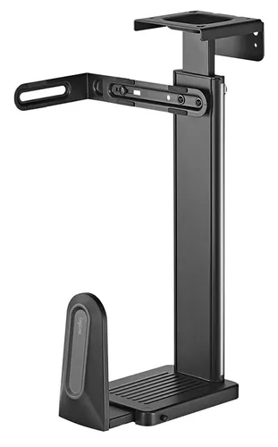 LOGILINK PC-Halterung EO0073 - Computermöbel: Flexibel anpassbare Halterung zur Untertisch- oder Wandmontage, ideal für einen aufgeräumten Arbeitsplatz und staubfreie PCs.