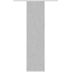 Xxxl Flächenvorhang Pive, Silber, 60x245 cm - Gardinen & Vorhänge: Blickdichter Flächenvorhang in Silber, ideal für Wohn- und Schlafzimmer, einfach mit Paneelwagen zu montieren und pflegeleicht bis 30°C waschbar.