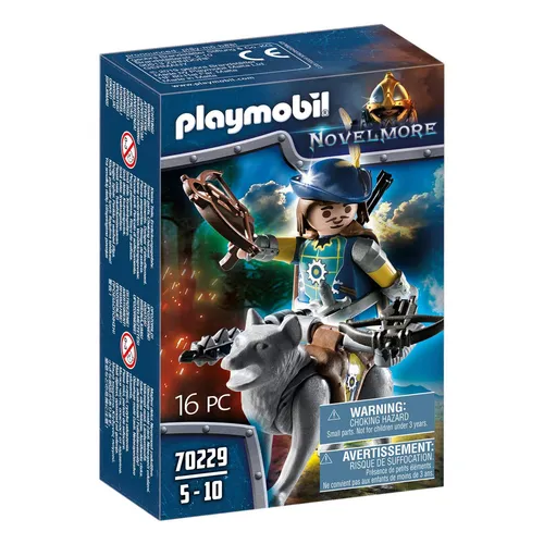 Produktbild PLAYMOBIL Novelmore 70229 Novelmore Armbrustschütze mit Wolf, Für Kinder von 4-1