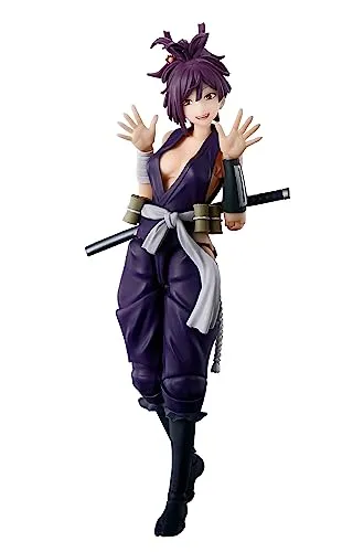 TAMASHII NATIONS - Hell's Paradise: Jigokuraku - Yuzuriha Actionfigur - Actionfigur aus „Hell's Paradise: Jigokuraku“, ca. 14,5 cm groß, mit zahlreichen Zubehörteilen für kreative Spielmöglichkeiten.