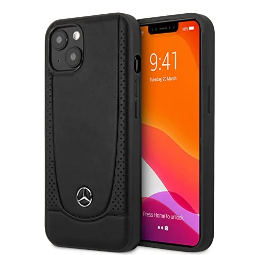 Mercedes-Benz Urban Line Handyhülle - Hochwertige Smartphone-Hülle aus edlem Leder, inspiriert vom exklusiven Interieur der S-Klasse, bietet optimalen Schutz und verleiht Ihrem iPhone 14 Plus einen stilvollen Look.