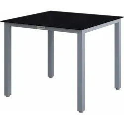Gartentisch Bern Silber Alu 87x87x73cm von Casaria