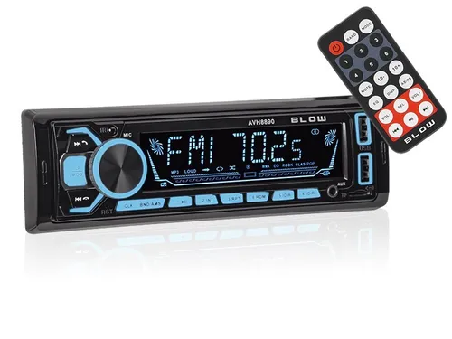 BLOW AVH-8890 Autoradio Schwarz - Car-Multimedia-System mit Bluetooth, MP3-Wiedergabe und Fernbedienung – ideal für ein modernes Klangerlebnis im Auto.
