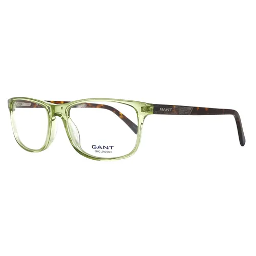 Gant Brille GA3049 095 54 Herren Grün - Brillenfassungen für Herren mit stilvollem Vollrand-Design, ideal für den Alltag. Inklusive Original-Etui und Federscharnier für zusätzlichen Komfort.