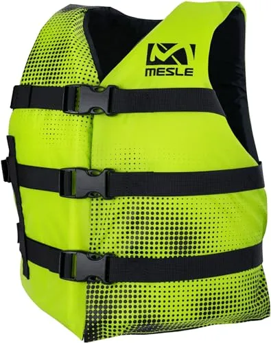 MESLE Schwimmweste Kinder Sportsman, leichte 50N Schwimmhilfe für Mädchen & Jungs, Auftriebsweste für SUP, Kajak, Wakeboard, Wasserski, Schwimmweste Kinder 7-10 Jahre