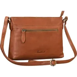 Benthill Damen Handtasche aus Echt-Leder - Vintage Schultertasche in Braun, robust und geräumig für den täglichen Gebrauch