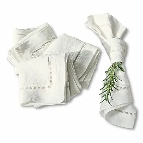 Stoffservietten Weiß von LOBERON