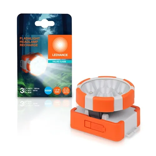 LEDVANCE Taschenlampe Camping 300 Lumen 3W LED Schwarz tragbar