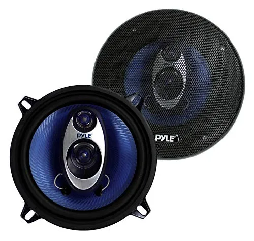 Pyle Auto Lautsprecher 13cm – 3-Wege Lautsprecher, Car Speaker Set 200W, Soundsystem Komplettset Auto, 4 Ohm Impedanz, ¾