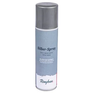 Rayher Acrylspray Sprühfarbe silber 150,0 ml, 1 St.