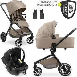 Hauck 3in1 Kinderwagen-Set Move N Care Trio Set - Braun