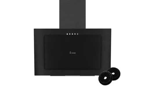 KKT KOLBE VTH6004S Wandhaube Dunstabzugshaube 60cm - Dunstabzugshaube in elegantem Schwarz, kopffrei und energieeffizient (A+++), ideal für moderne Küchen. Mit LED-Beleuchtung und spülmaschinengeeignetem Fettfilter für einfache Reinigung.