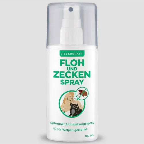 Silberkraft Insektenspray Floh- & Zeckenspray für Hunde und Katzen, 100 ml, 1-St.