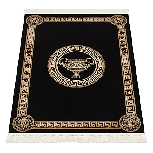Belle Arti Teppich Amphore 100% Viskose, Rechteckig - Eleganter Teppich im italienischen Stil mit Seidenglanz-Effekt. Ideal für Wohnzimmer, Flur oder Esszimmer. Pflegeleicht und langlebig für ein stilvolles Ambiente.