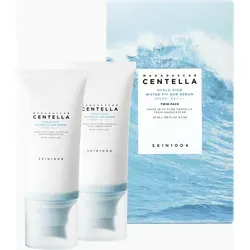 SKIN1004 Madagascar Centella Hyalu-Cica Water-Fit Sun Serum 50ml (Twin Pack) - Doppelpack Hyalu-Cica Water-Fit Sonnenserum mit SPF50+ schützt empfindliche Haut vor UV-Strahlen und spendet intensive Feuchtigkeit. Perfekt als Make-up-Basis und ideal für unterwegs.