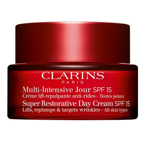 Clarins Multi-Intensive Tagescreme SPF15 50ml - Tagespflege mit Lichtschutzfaktor 15, spendet intensive Feuchtigkeit und schützt die Haut vor schädlichen Umwelteinflüssen.