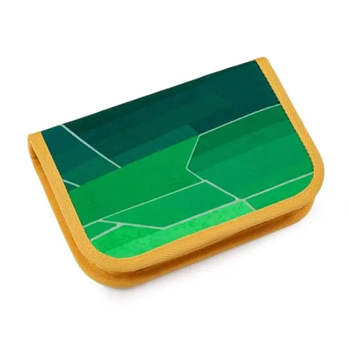 TOPGAL Federmäppchen für Jungen/Kinder mit Zwei Klappen, gepolstert, mit Stundenplan und Gummischlaufen. (Penn 23015)