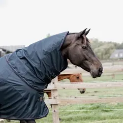 Kentucky Horsewear Fliegendecke Regendecke Waterproof Combo Classic Navy 140