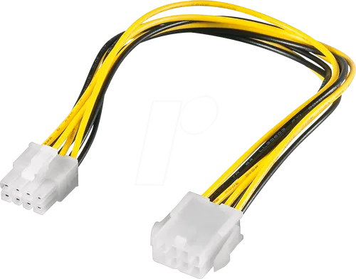 GOOBAY 51361 - Kabel Mainboard, 8 Pin EPS St. > 8 Pin EPS Bu., 30 cm