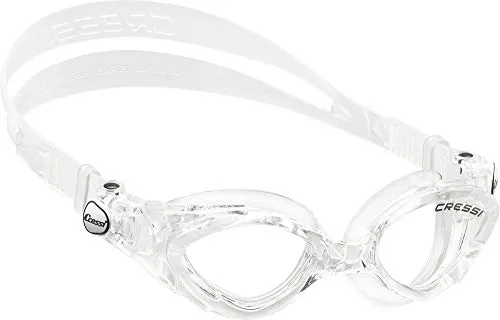 Cressi Swim Uni Schwimmbrille Fox Small- Helles Glas, transparent, One Size, DE202260