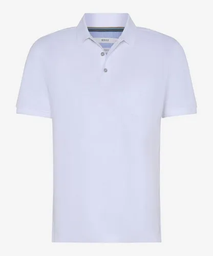 Brax Poloshirt Weiß XXL (56) - Hochwertiges Poloshirt aus Baumwolle-Elasthan-Mischung für hohen Tragekomfort. Pflegeleicht und ideal für Freizeit oder Büro. Perfekte Passform in Größe XXL.